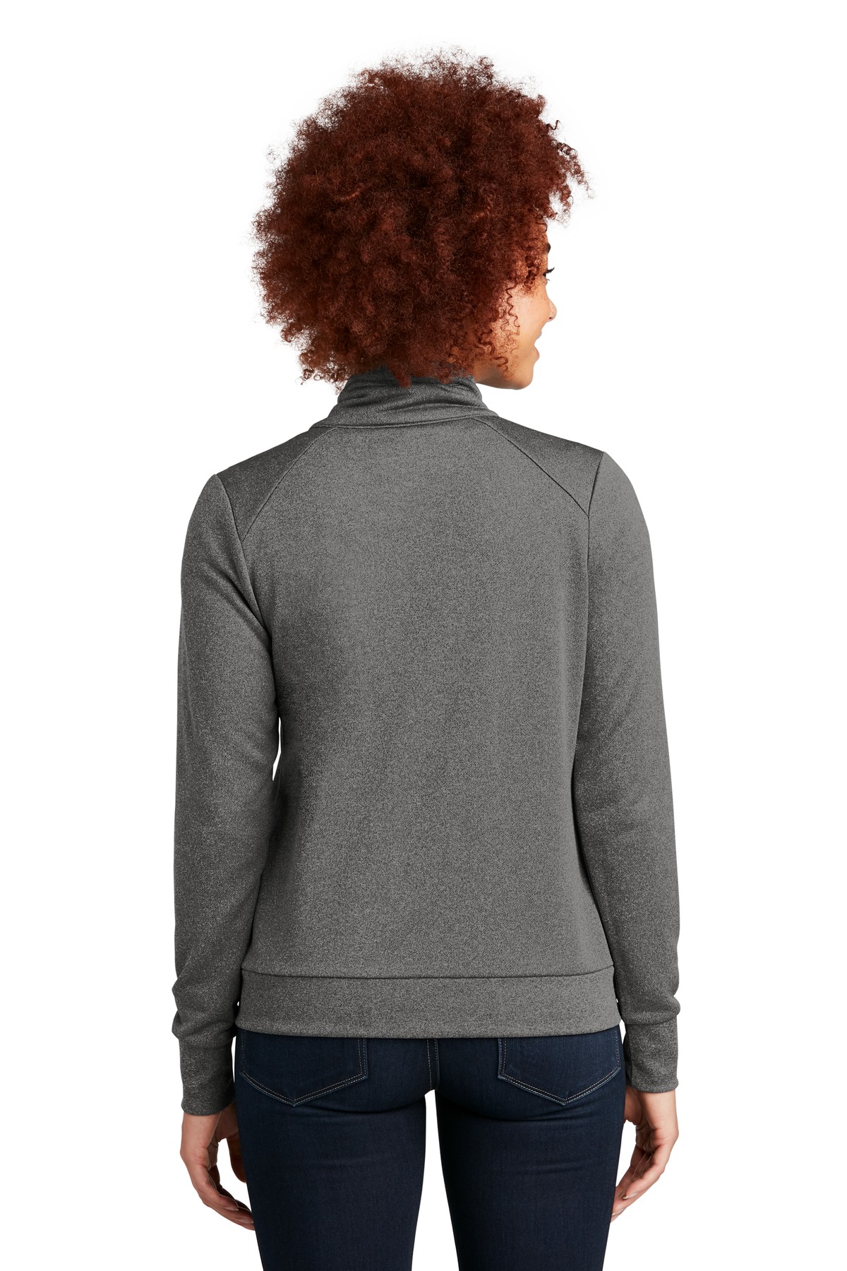New Era Women's Performance Terry Full-Zip Cowl LNEA530 10