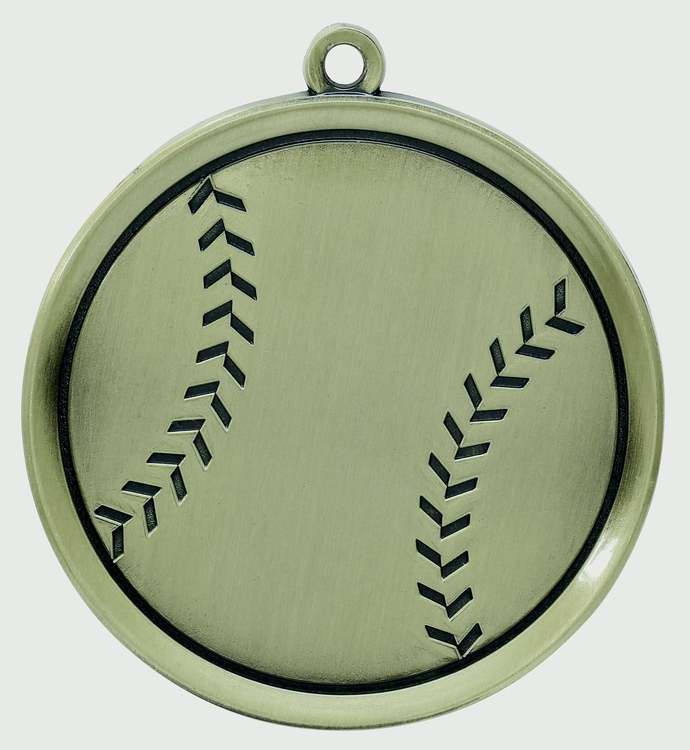 Baseball Mega Medal, 2-1/4" 2