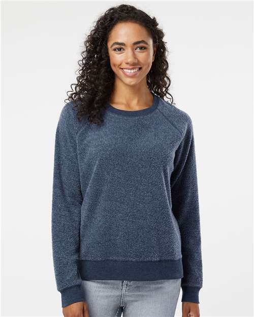 Women's Fleece Out Crewneck Pullover - K01 47