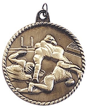 Football High Relief Medal 2