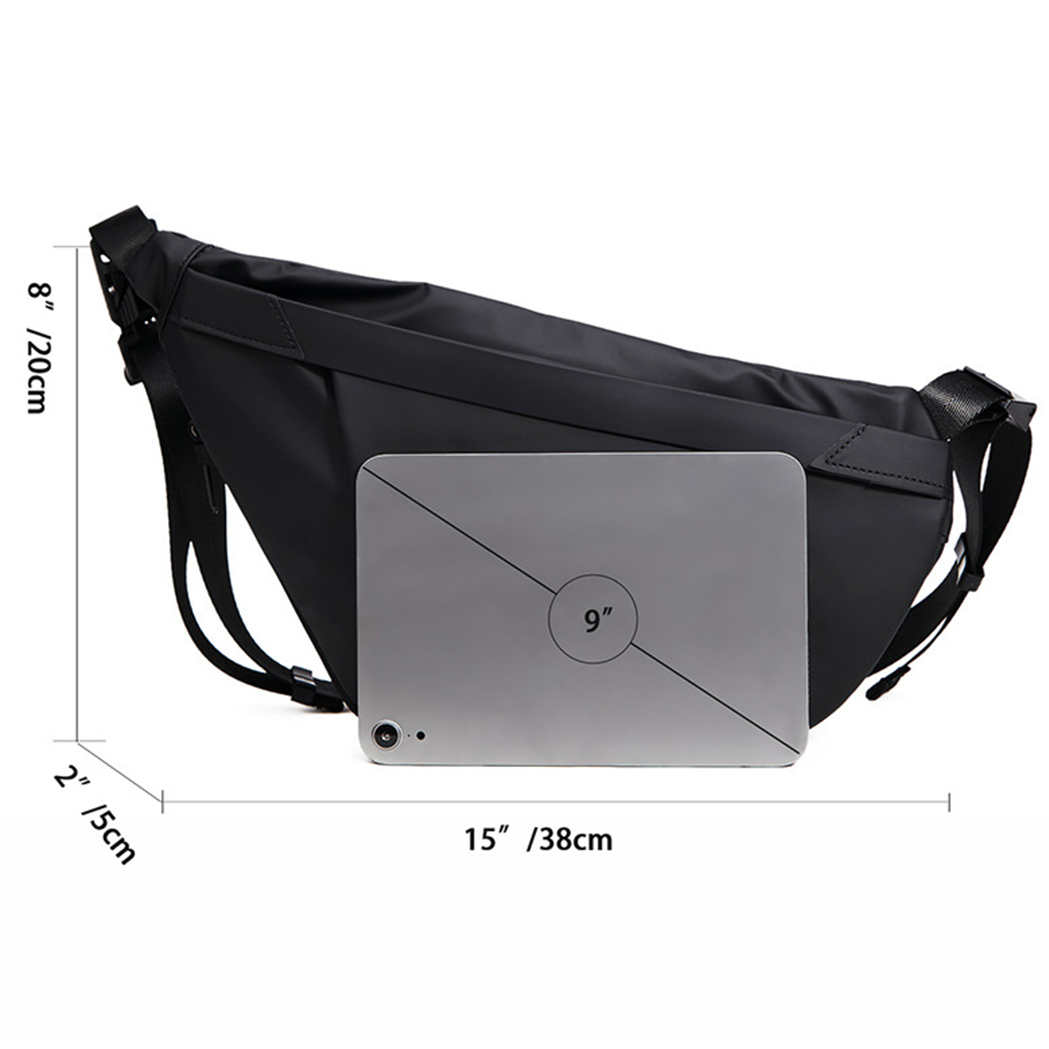 Water Resistant Sling Crossbody Backpack 2
