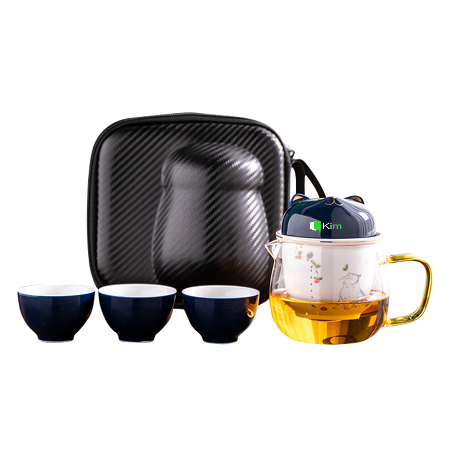 Ceramic Portable Travel Tea Set 1