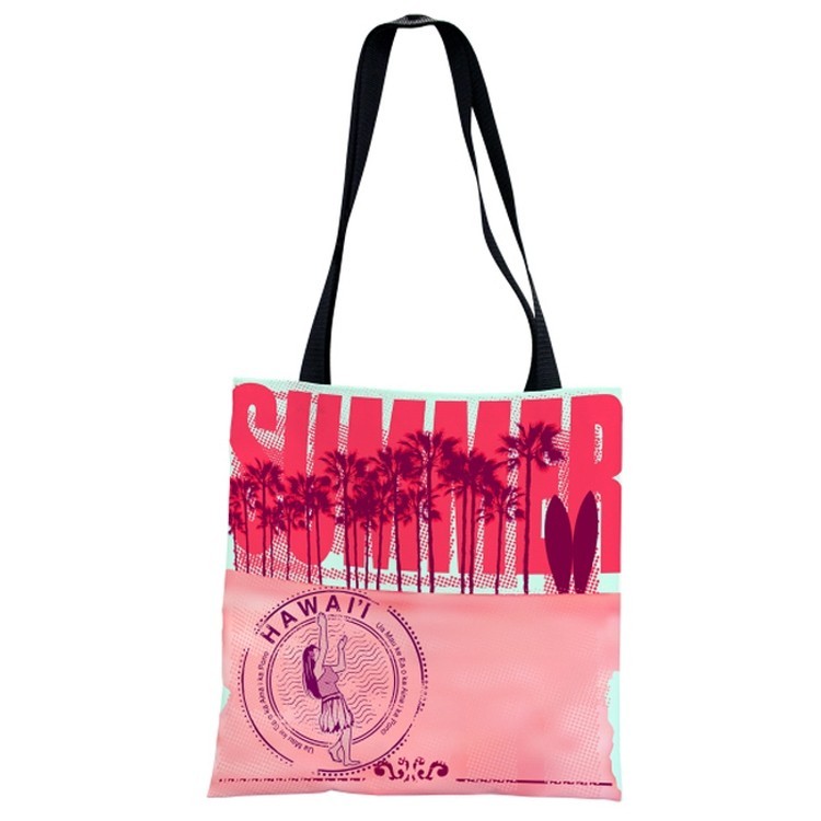 Heavy Duty Flat Tote- Full Color on Both Sides, custom tote bag with logo imprint 7