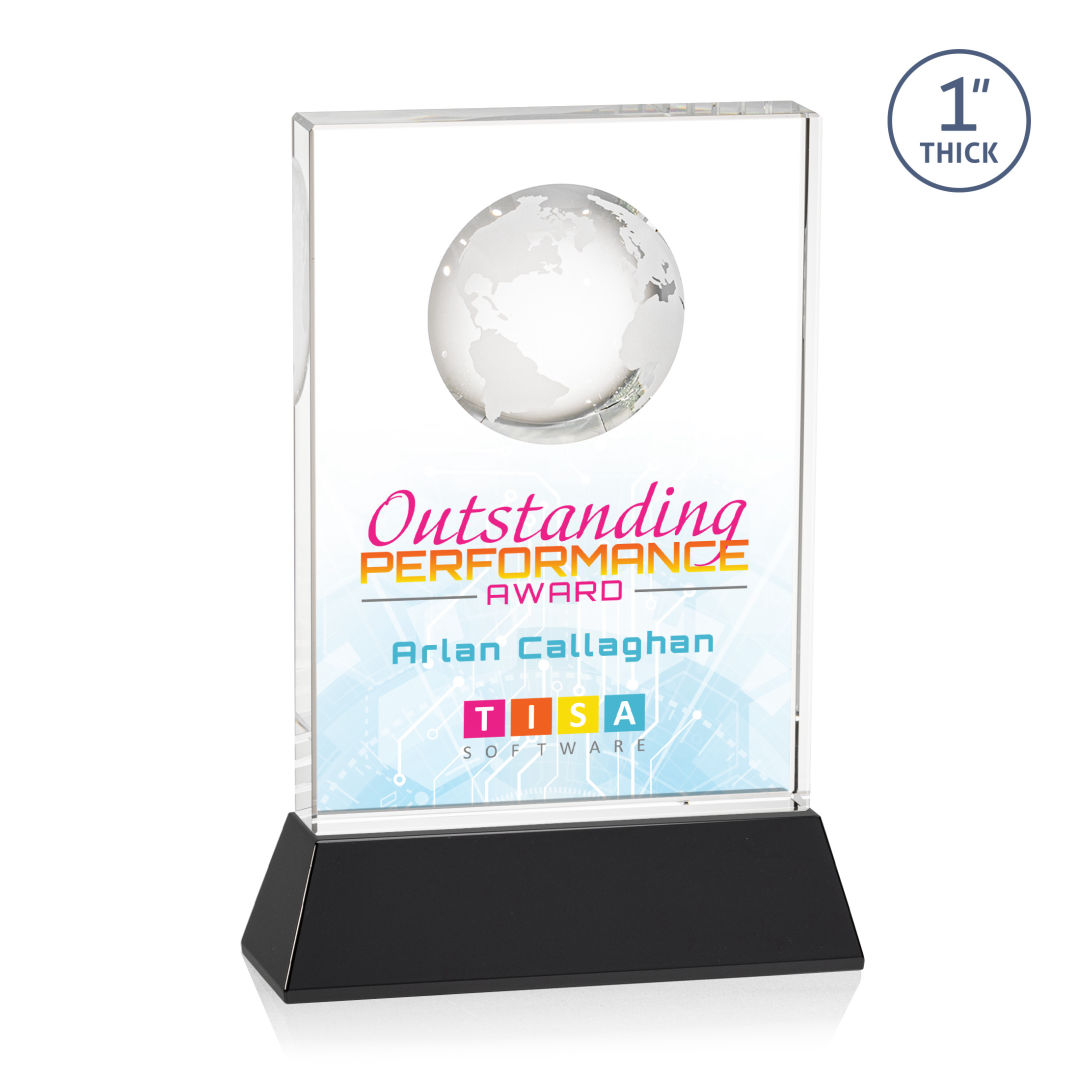 Ambassador VividPrint™ Award on Base - Black 10
