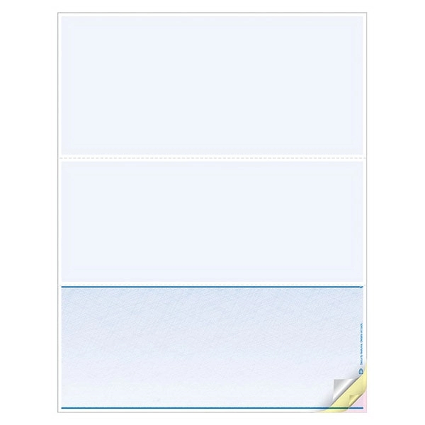 Blank Laser Checks, Bottom Format 1