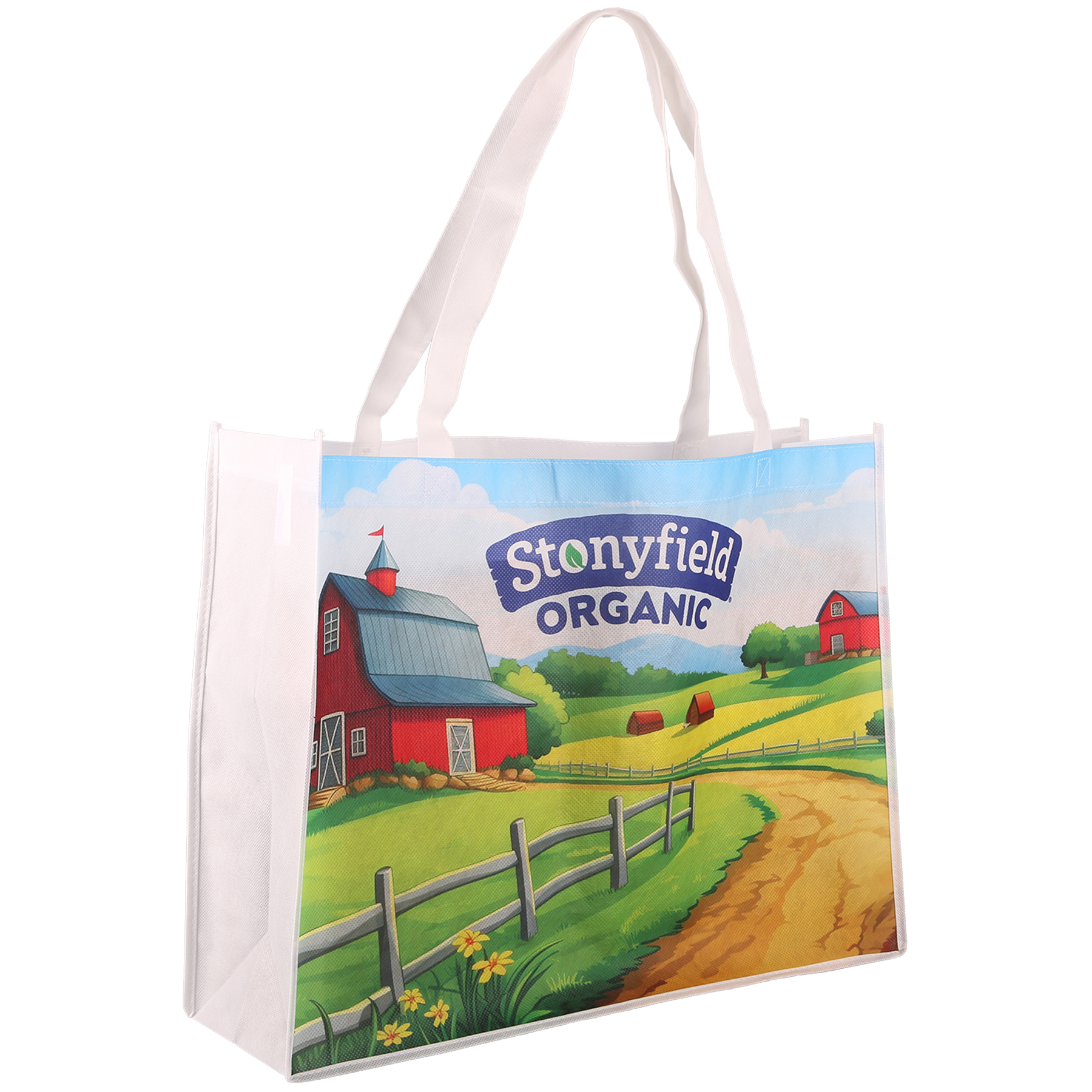 Sublimated Large Non-Woven Shopping Tote Bag 10