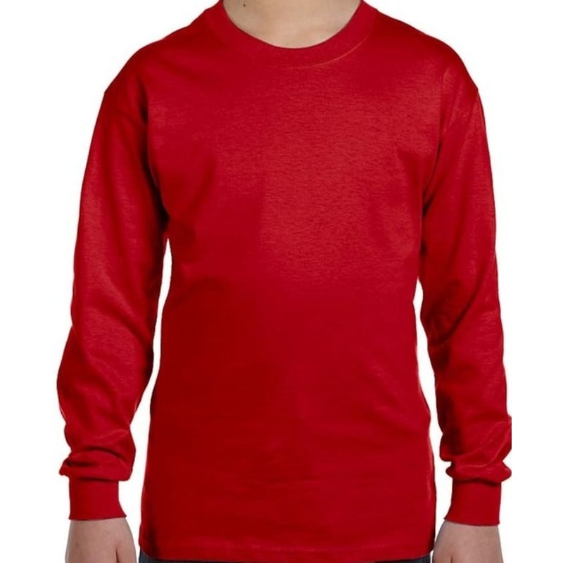 Gildan Heavy Cotton™ Youth 5.3 Oz. Long-Sleeve T-Shirt 7