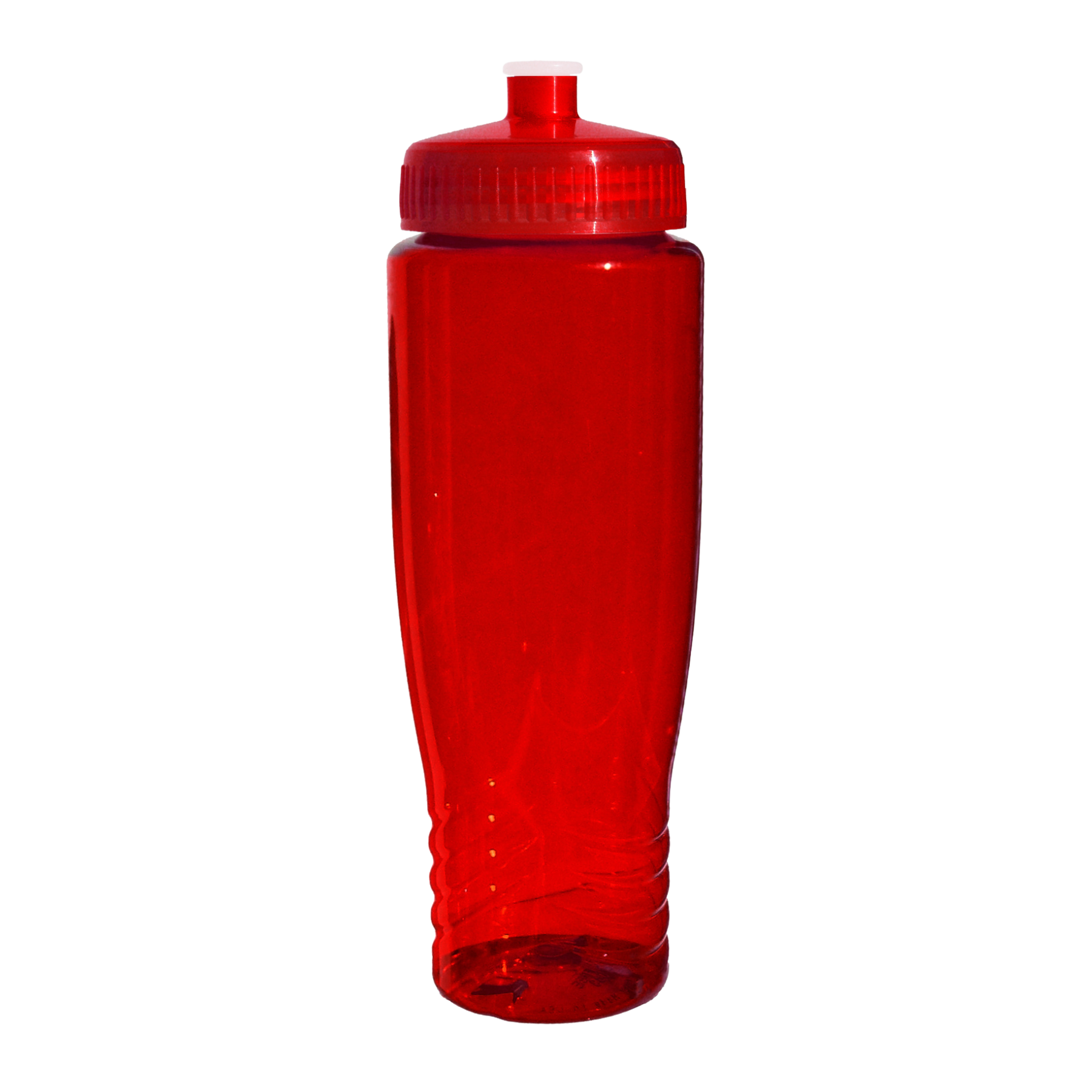 Eco Poly-Clear PET 28 oz. Sports Bottle with Push Pull Lid 2