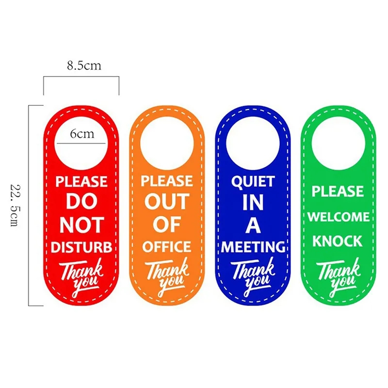 Leather Hotel Door Hanger 4