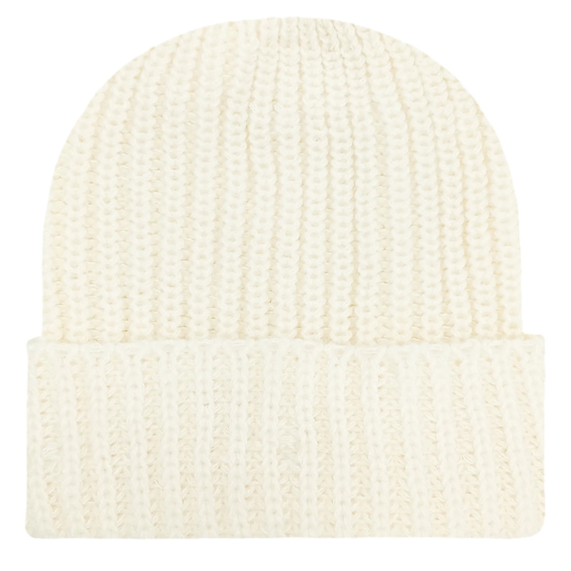 High Quality Warm Chunky Stitch Strip Knit Hat MOQ 100 8