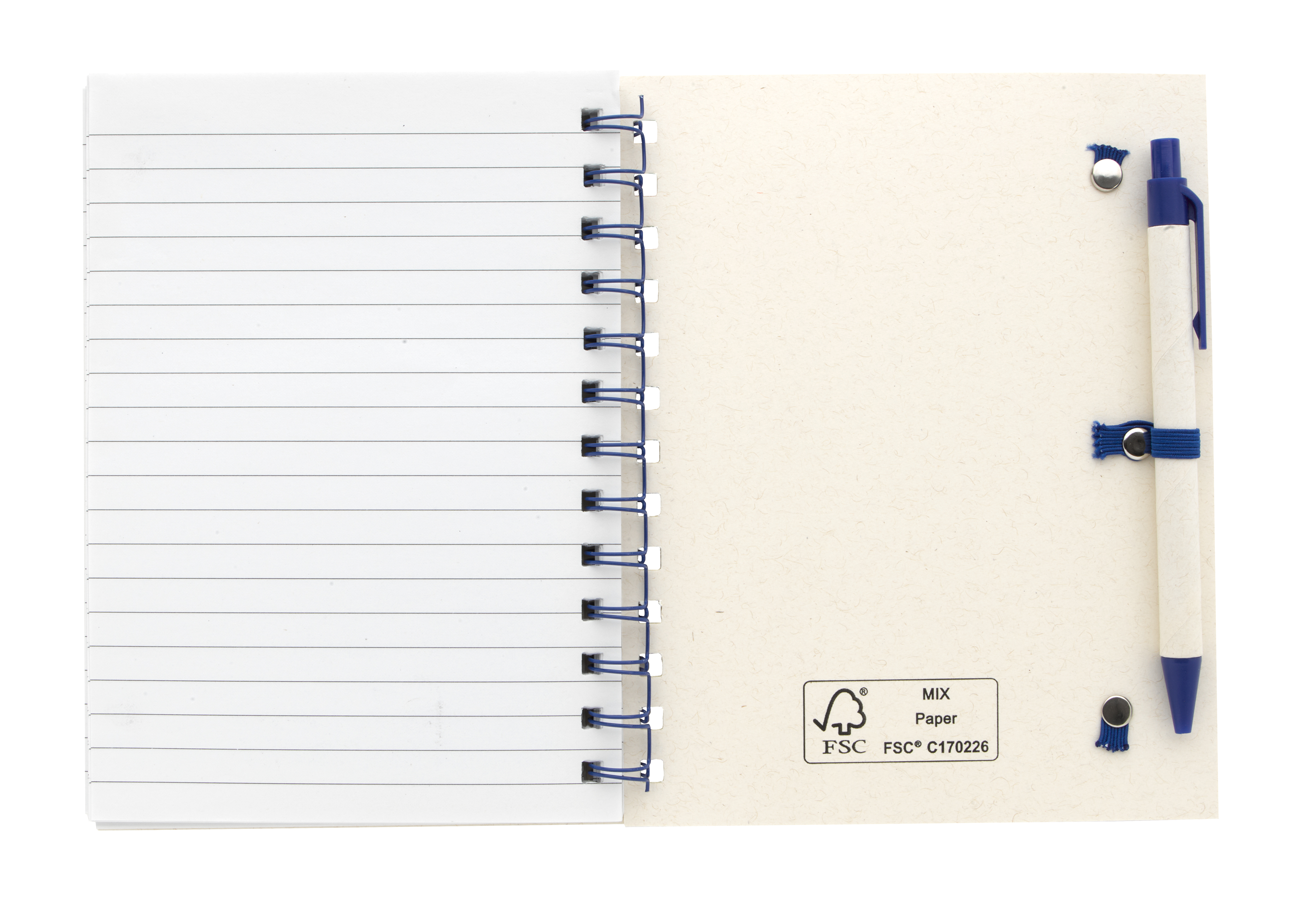 Good Value™ BoC Recycled Paper Spiral Notebook with Pen 7