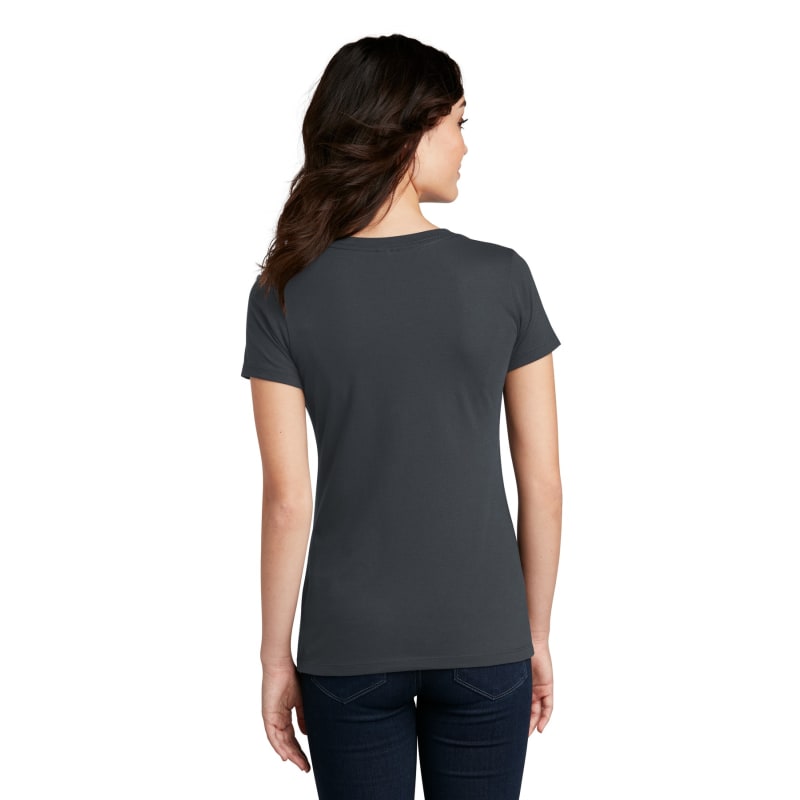District Women's Perfect Blend CVC V-Neck Tee. 52