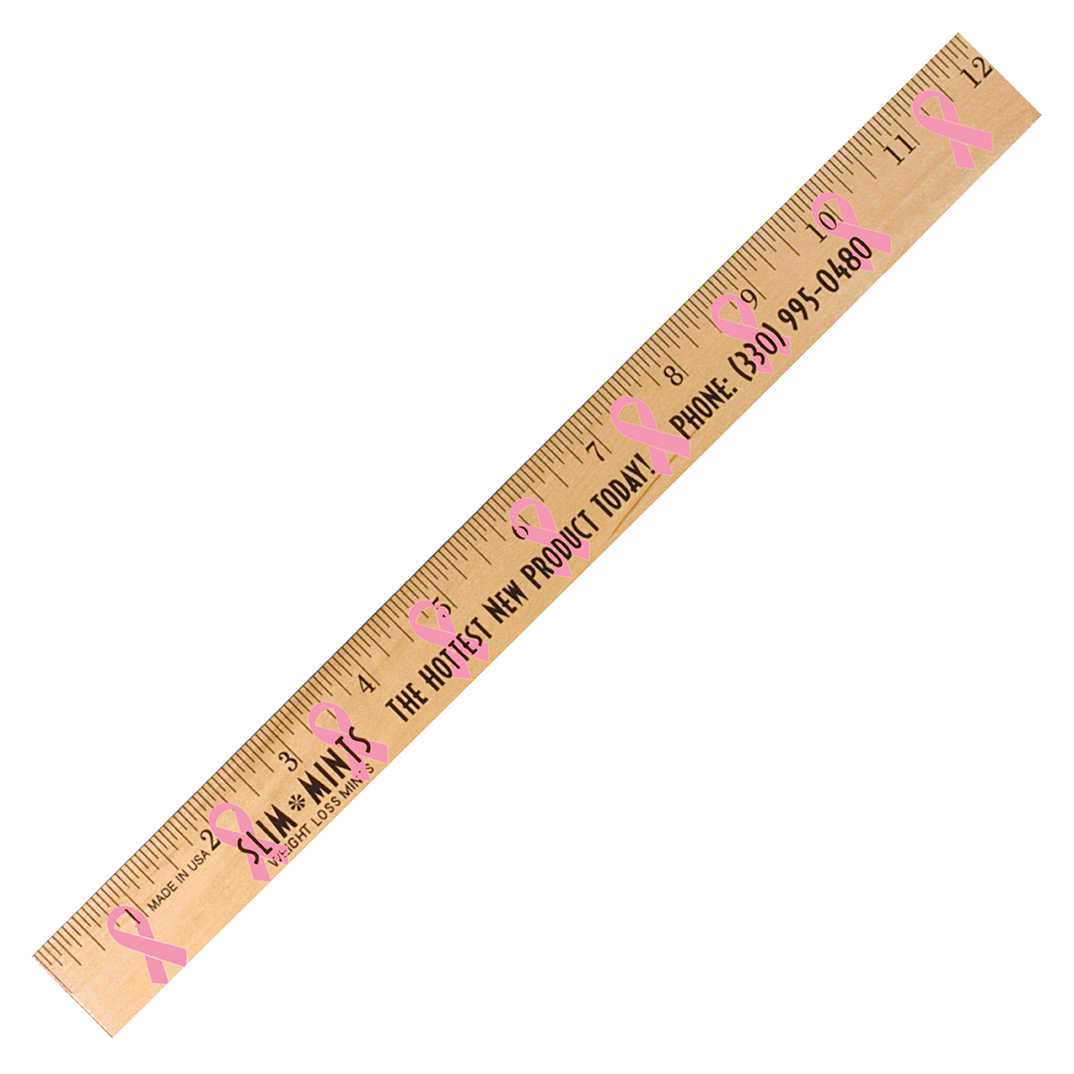 Ribbon Background Rulers - Clear Lacquer Finish 3
