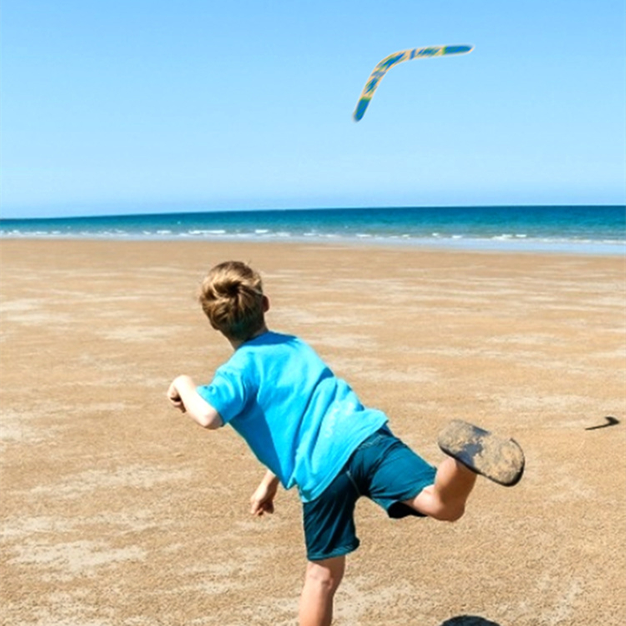 Wooden Returning Boomerang Kangaroo 6