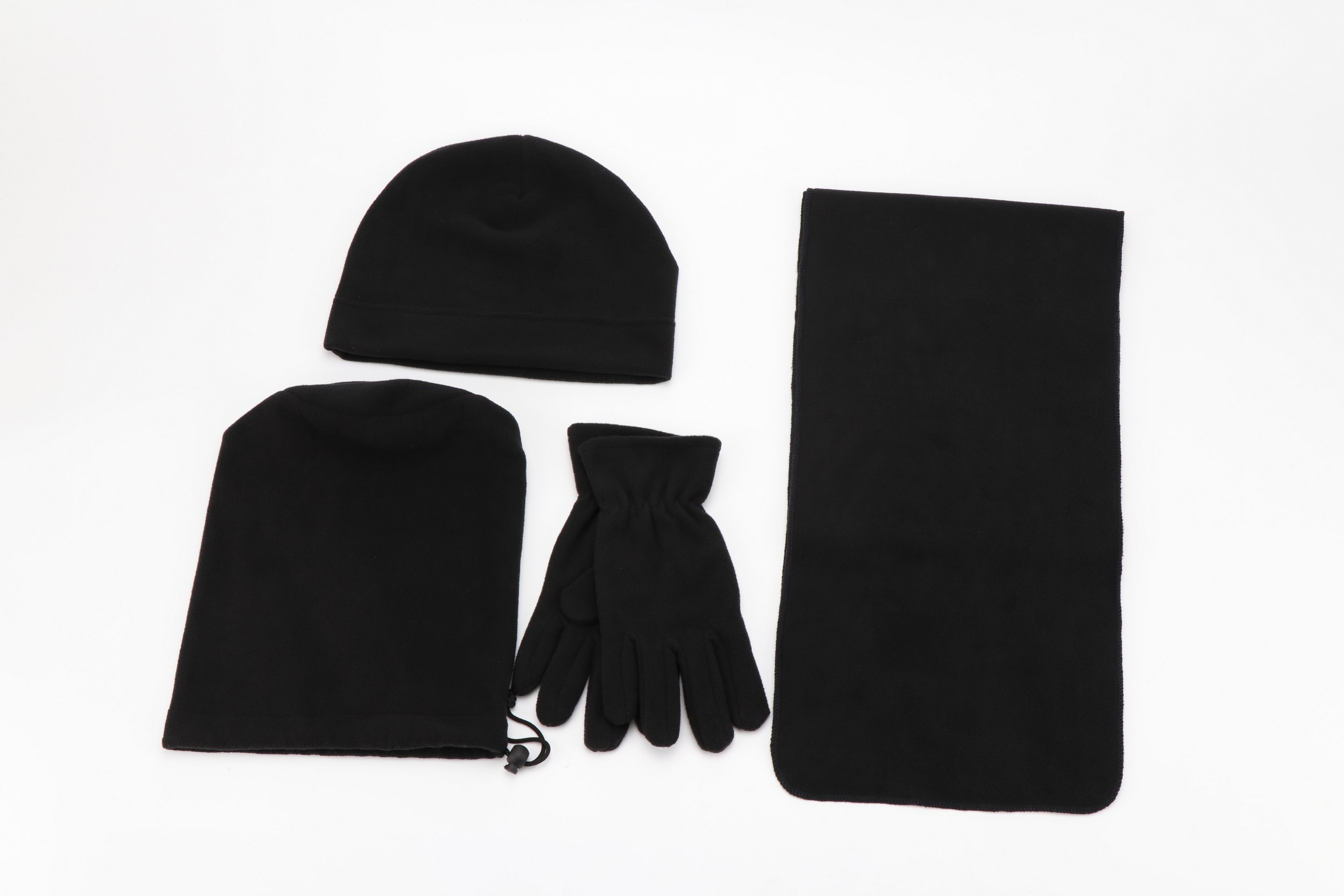 Custom Polar Fleece Beanie Scarf and Mitten Set 5