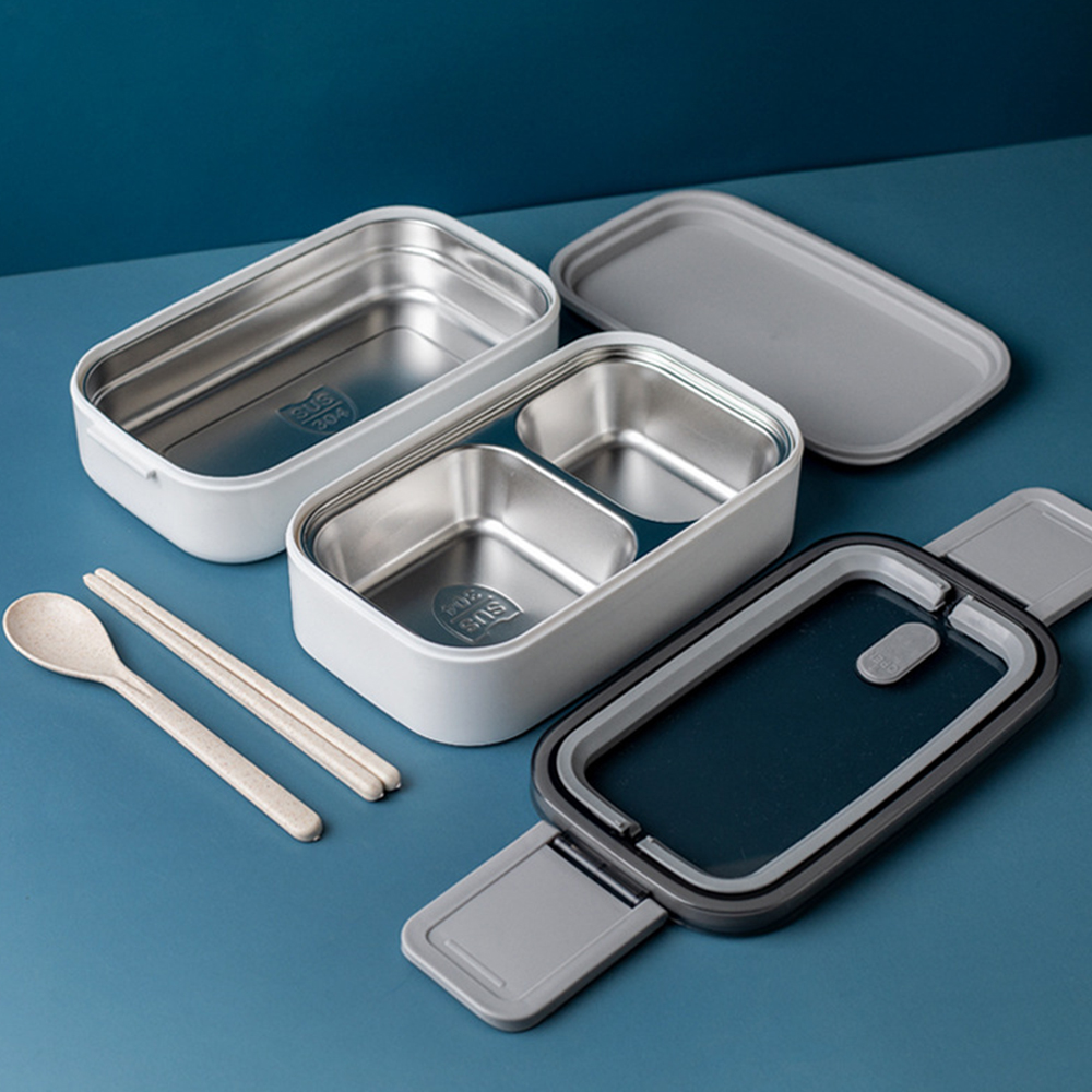 Double Layer Insulated Bento Box Portable-C 2