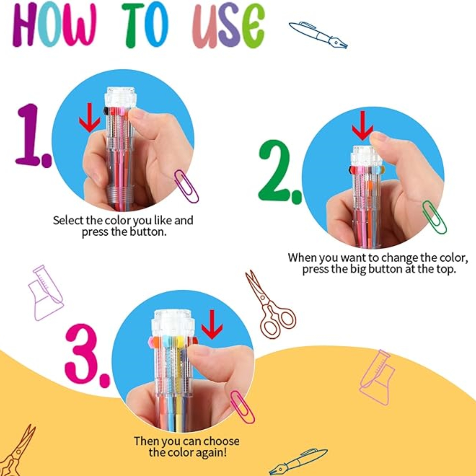 10 In 1 Retractable Ballpoint Pen 1