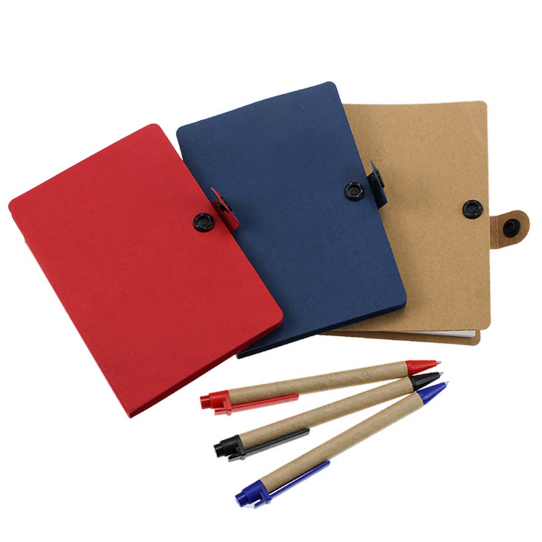 Eco Snap Notebooks W/Sticky Notes Flags And Pen 4