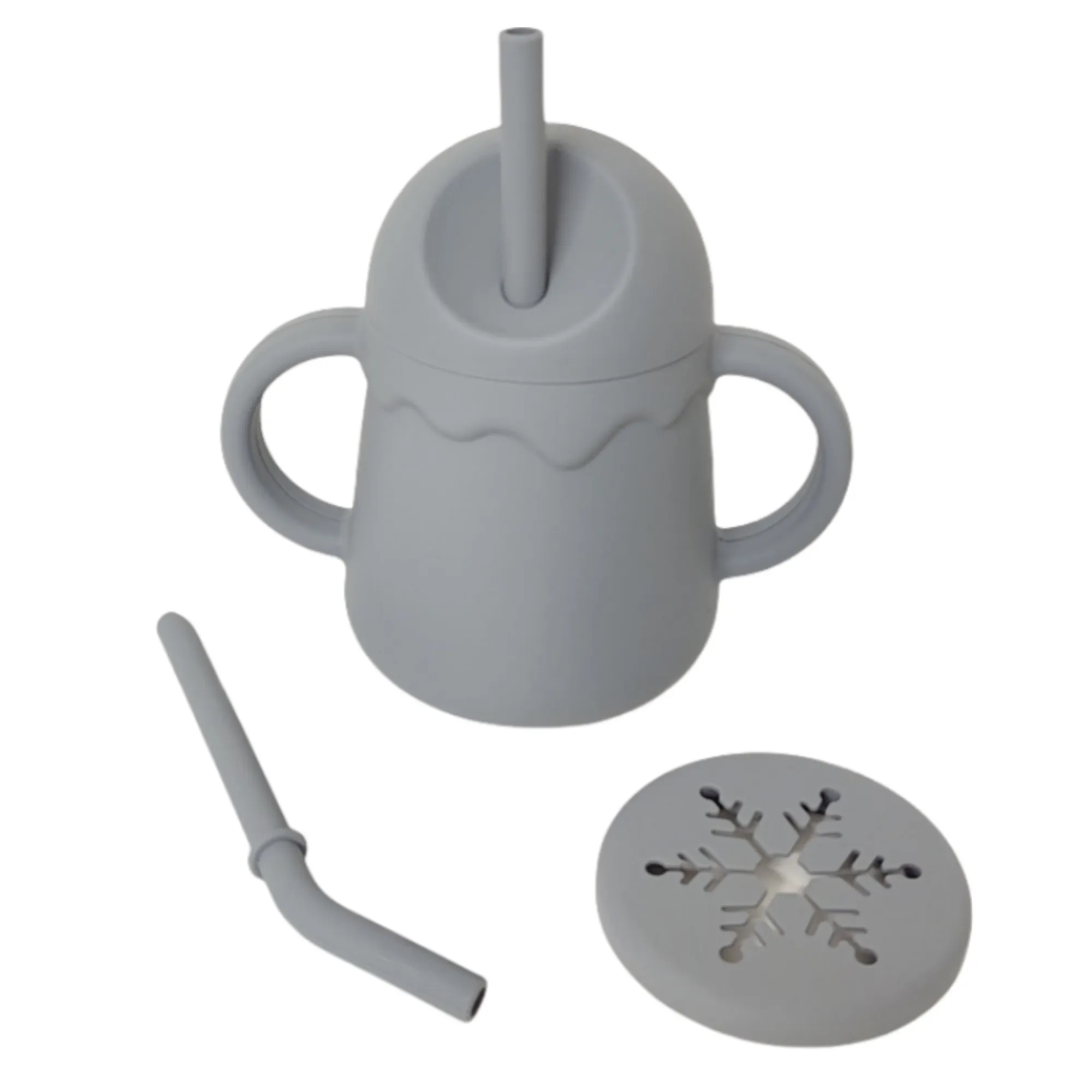 Silicone Baby Double-Handle Drinking Cup 2
