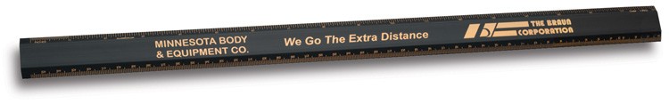 18" Non-Slip 2-Bevel Ruler 2
