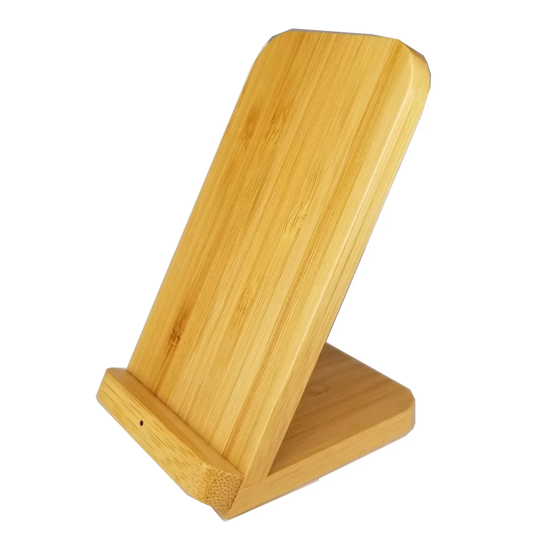 Wooden Wireless Charging Phone Stand 4