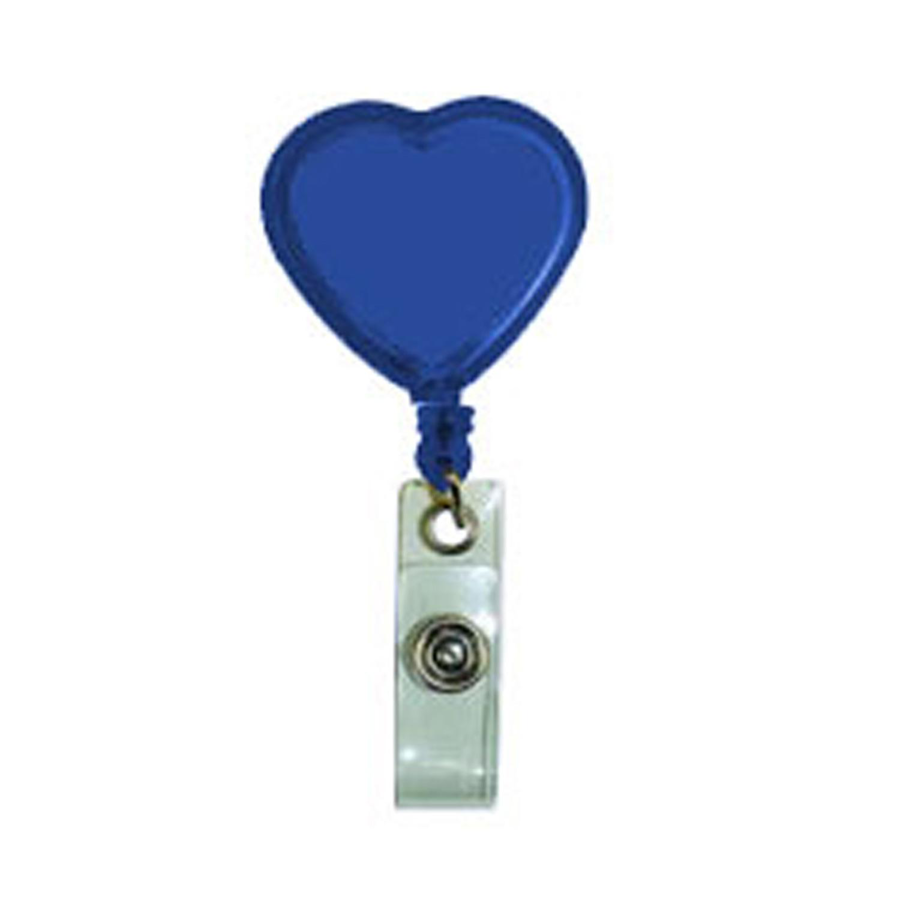 Heart Badge Reel w/ Belt Clip 2