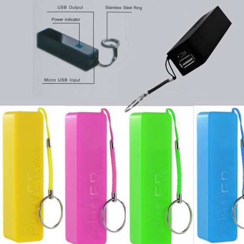 Universal Power Bank, LED Light 2600 mAh 2