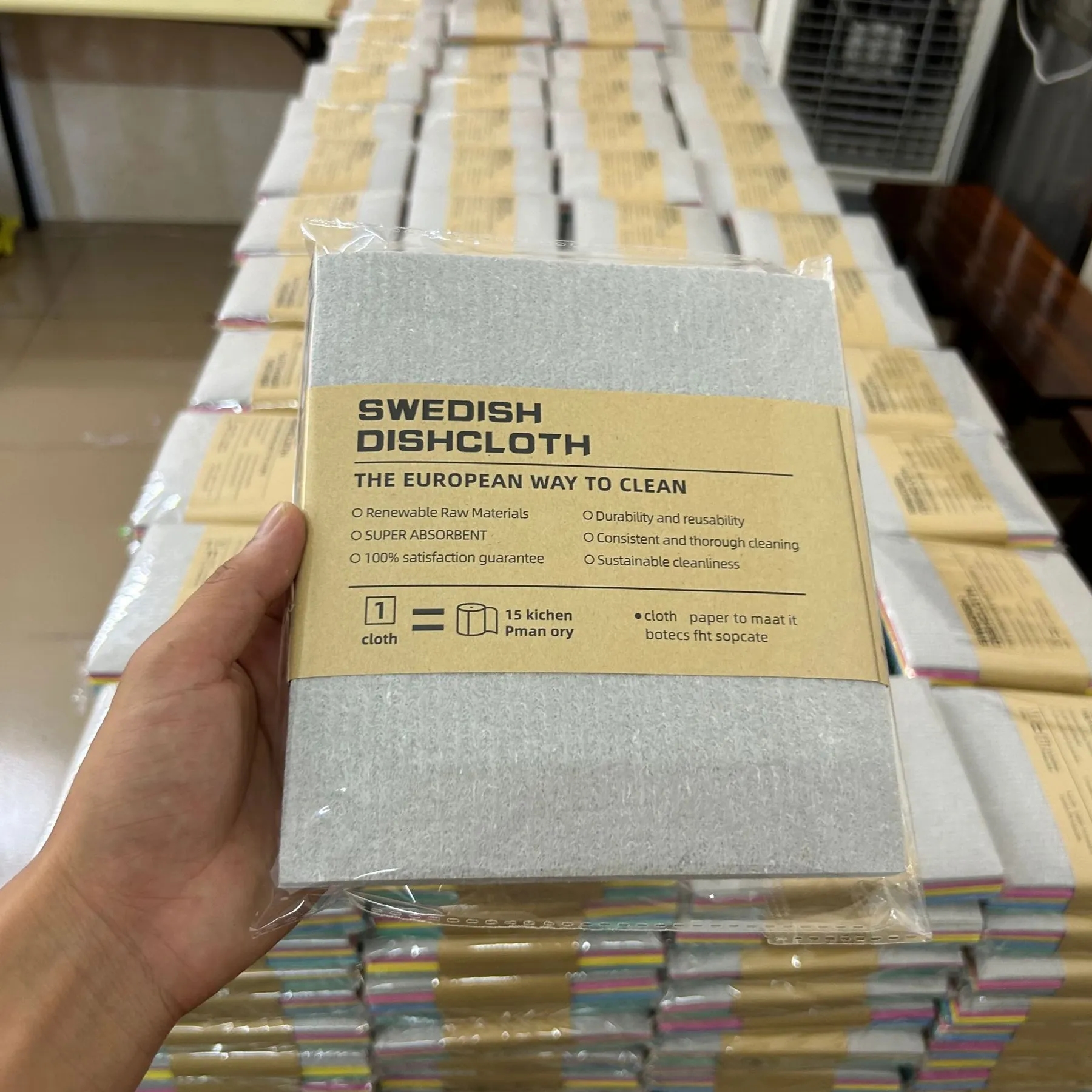Solid Color Degradable Napkins Cloth 15