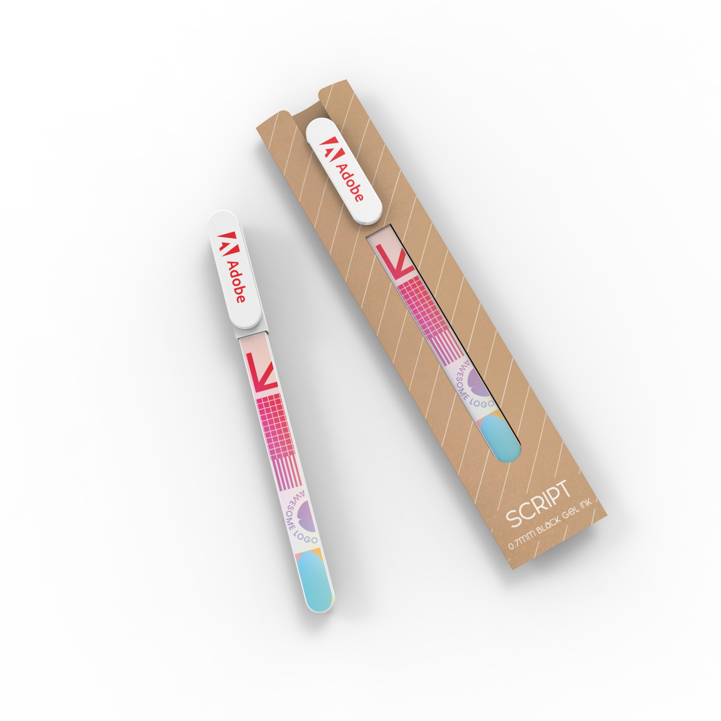 Script pen (black gel ink) 7