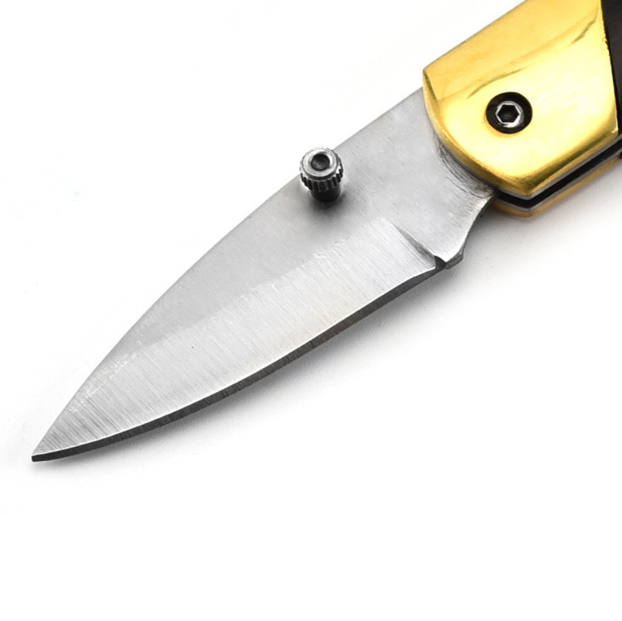 Stainless Steel Folding Pocket Knife with Key Chain 7