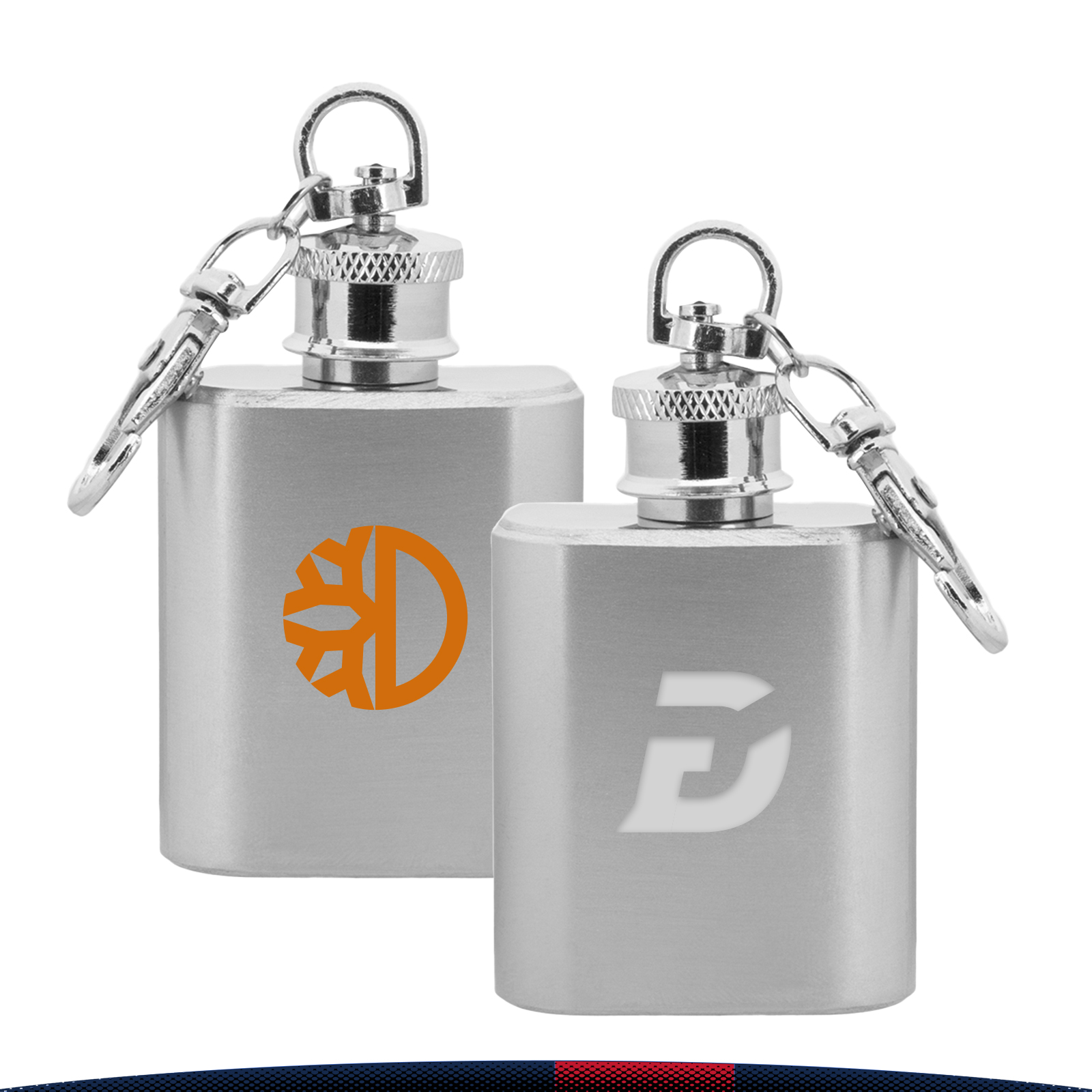 1 oz. Tayia Keychain Hip Flasks 2