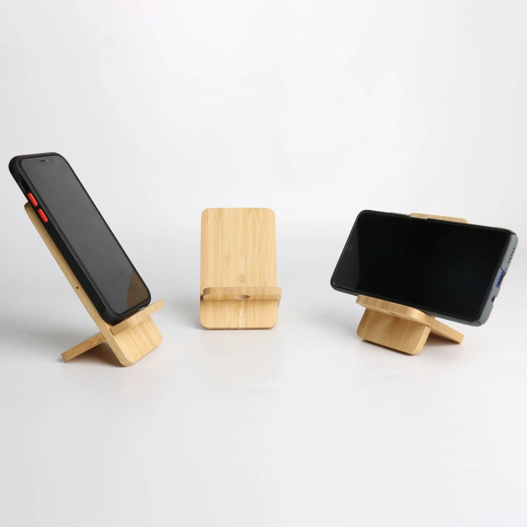 Wooden Wireless Charging Phone Stand 3