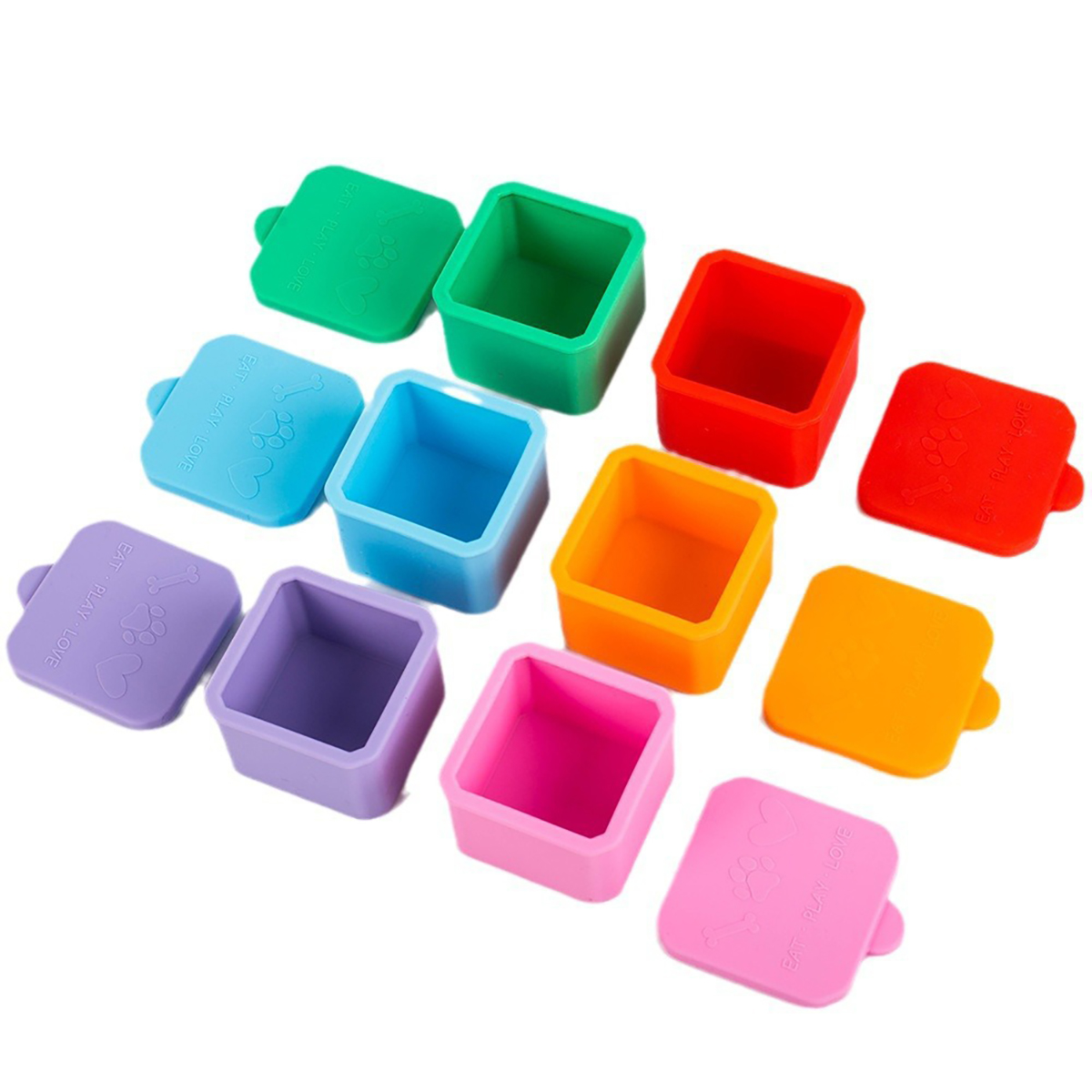 Freezable Silicone Snack Container For Yogurt And Desserts 4