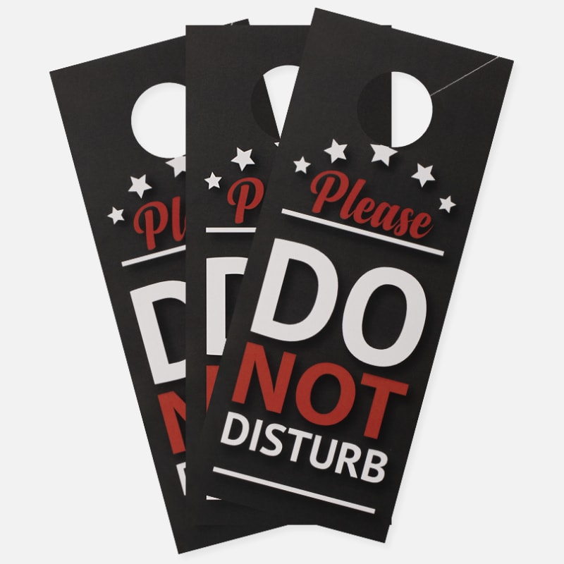 3.5 X 8.5 Inch Full Color Door Hanger 10