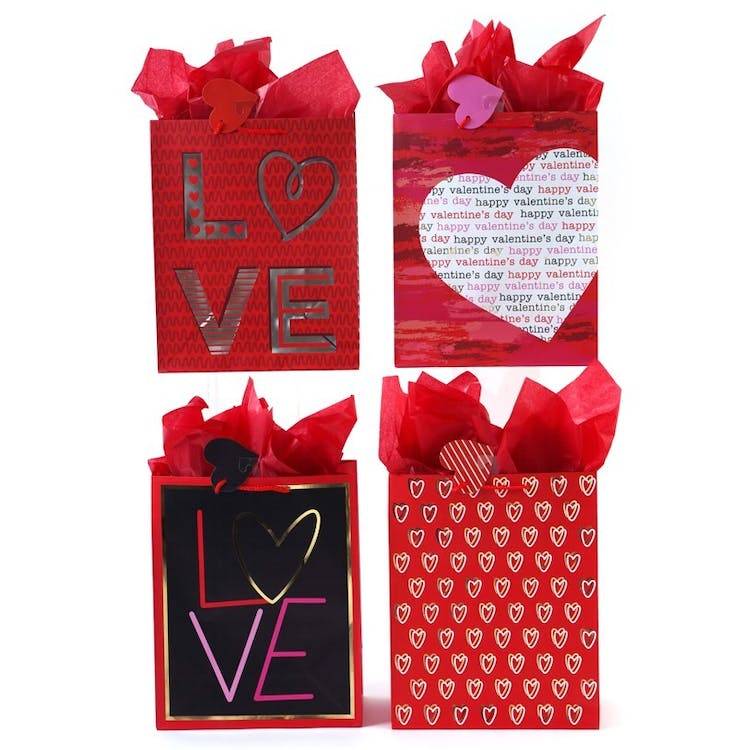 Large Valentine Gift Bags - "Love You Always" 4 designs 3