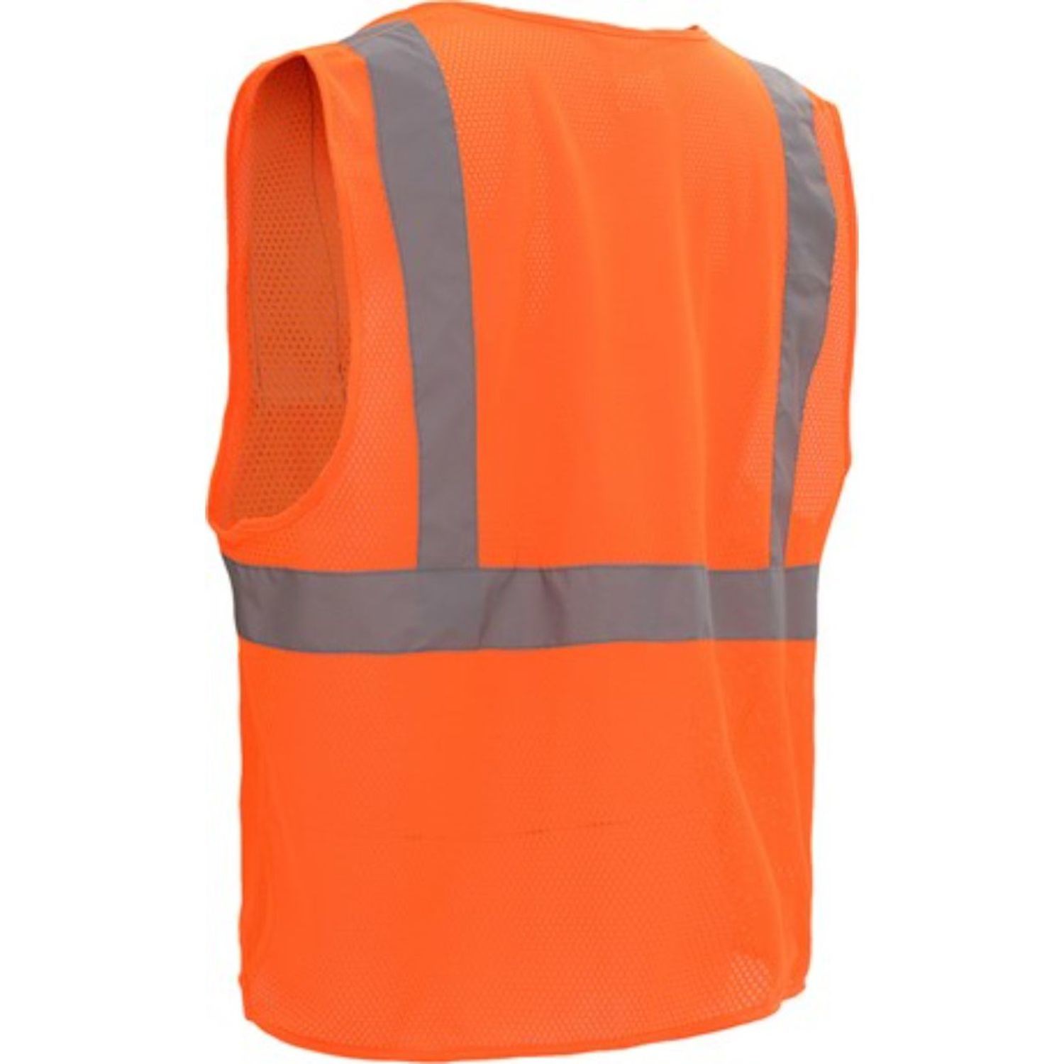 rPET Class 2 Reflective Mesh Safety Hook & Loop Vest with Pockets 4