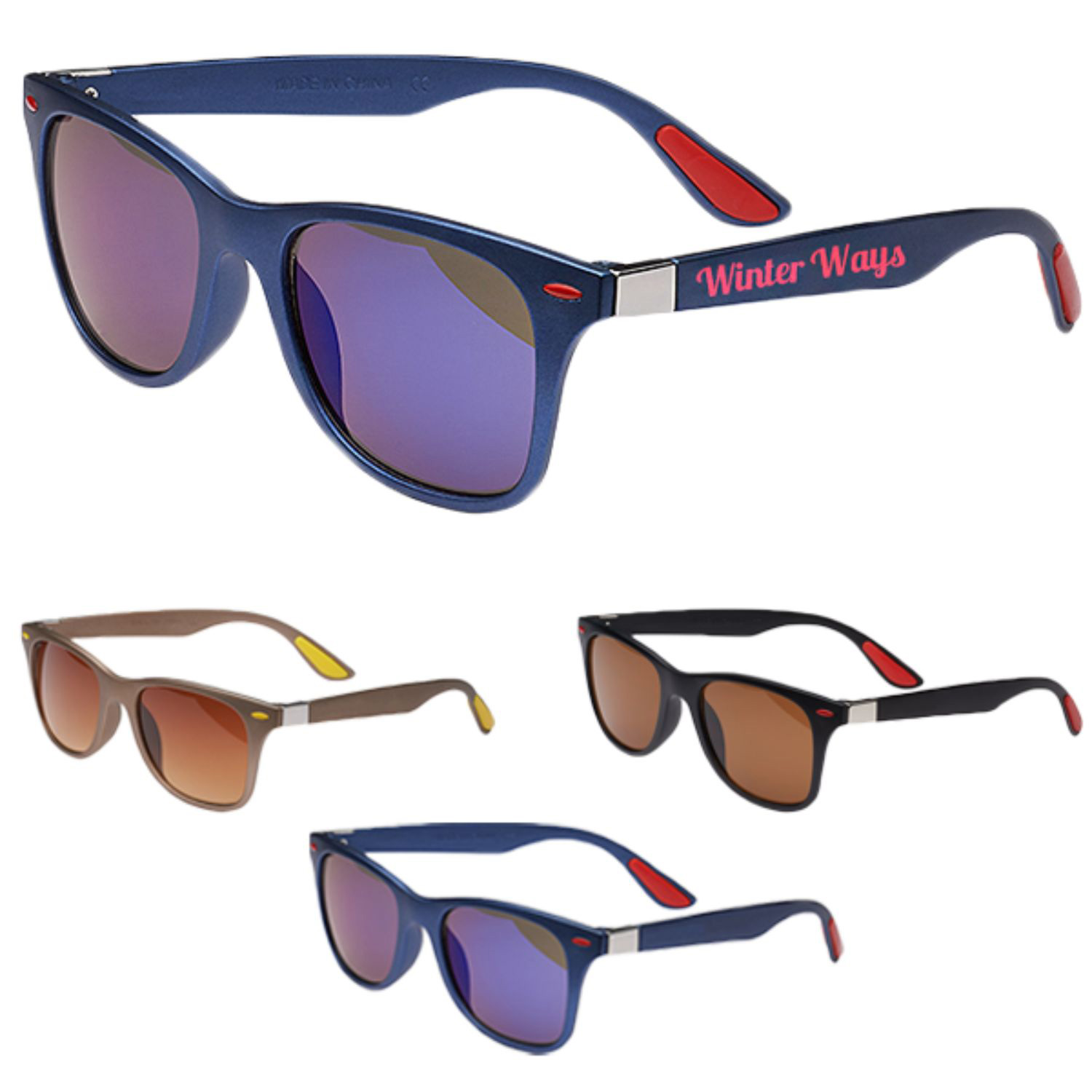UV Sunglass Metal accent Sun glass w/ Matte finish 4