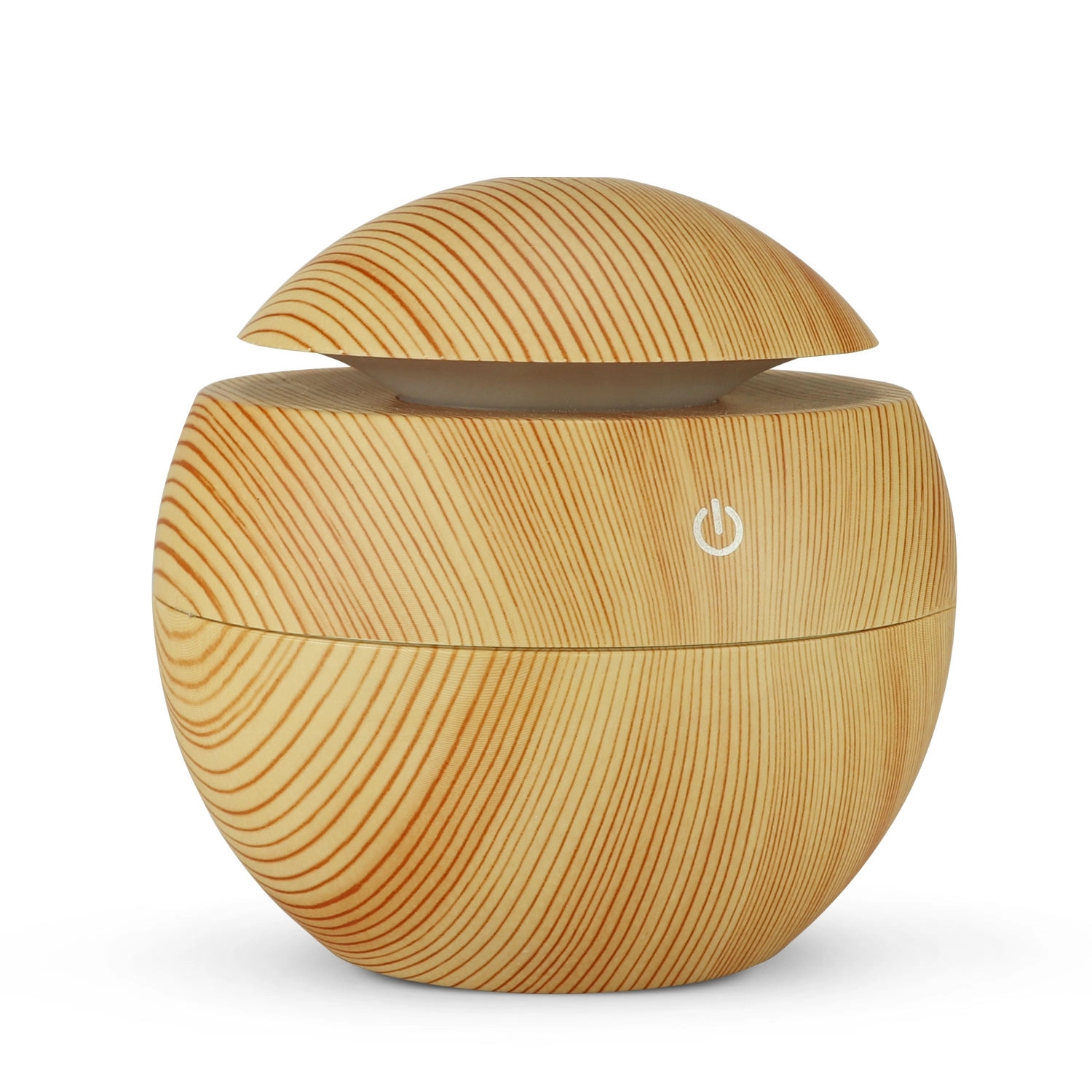 130Ml Usb Electric Air Humidifier Wood Grain 7 Color Lights 7
