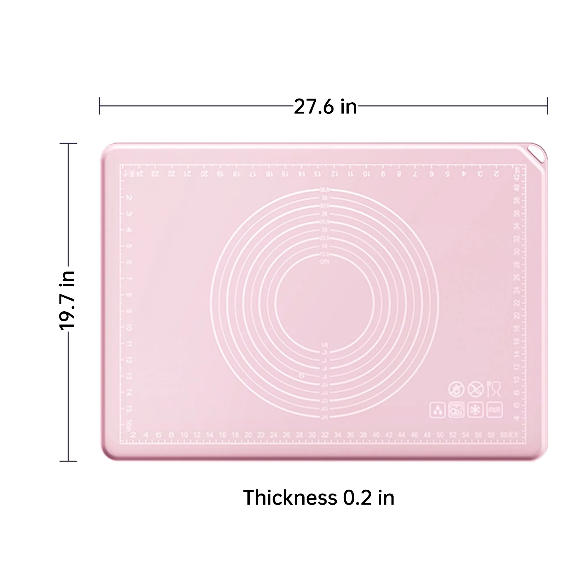 Custom Professional Silicone Kneading Mat 6