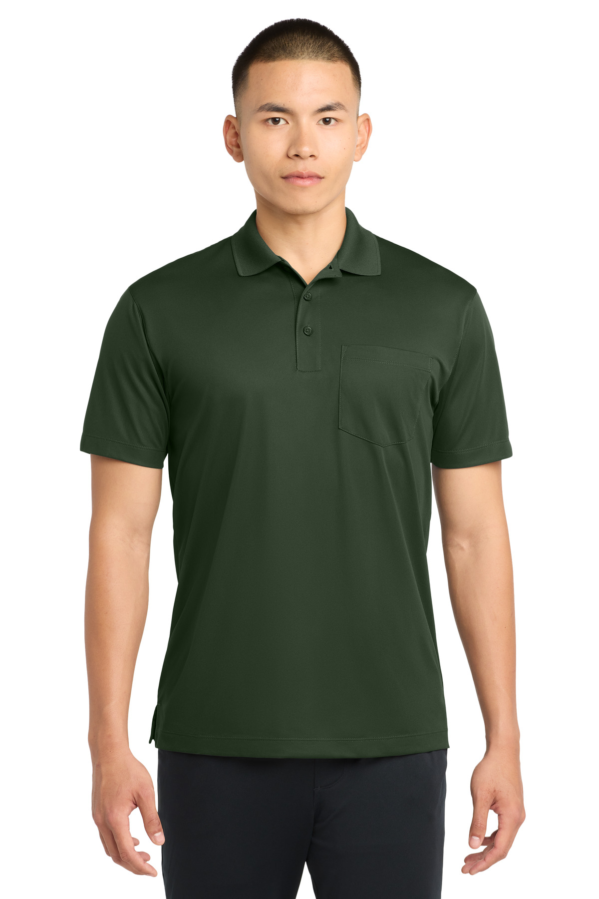 Sport-Tek Micropique Sport-Wick Pocket Polo. ST651 51
