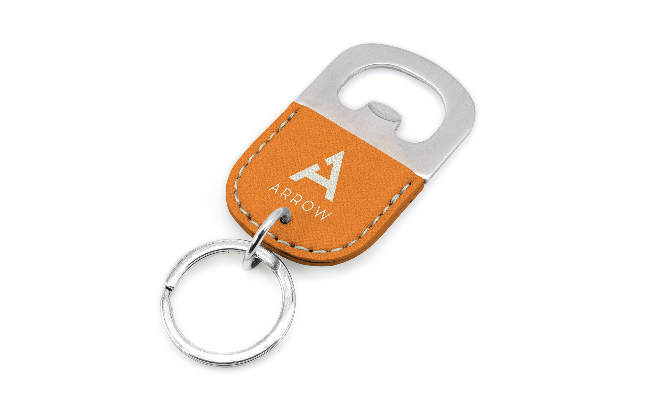Vegan Leather Bottle Opener Key Chain