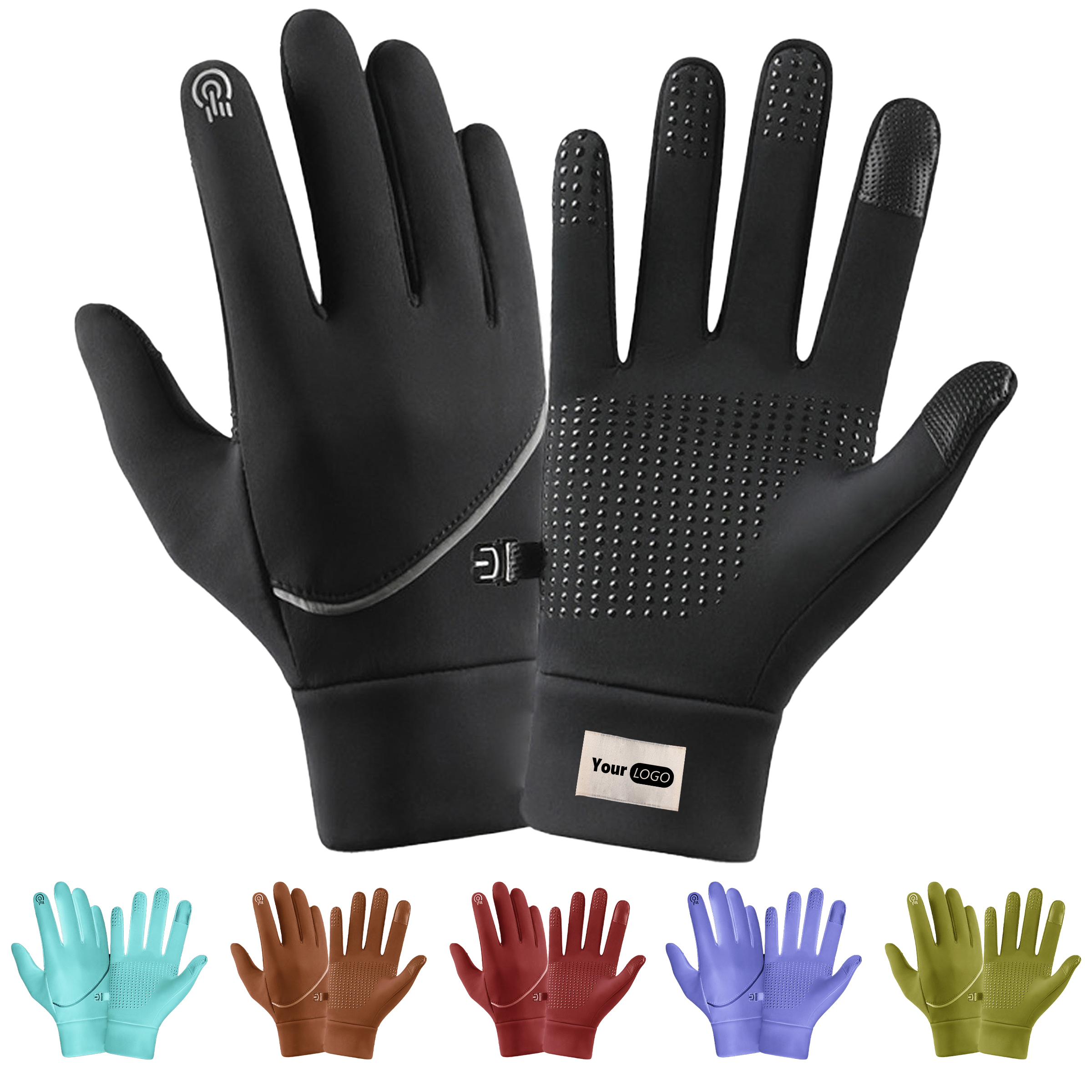 Polyester Winter Touchscreen Gloves 6