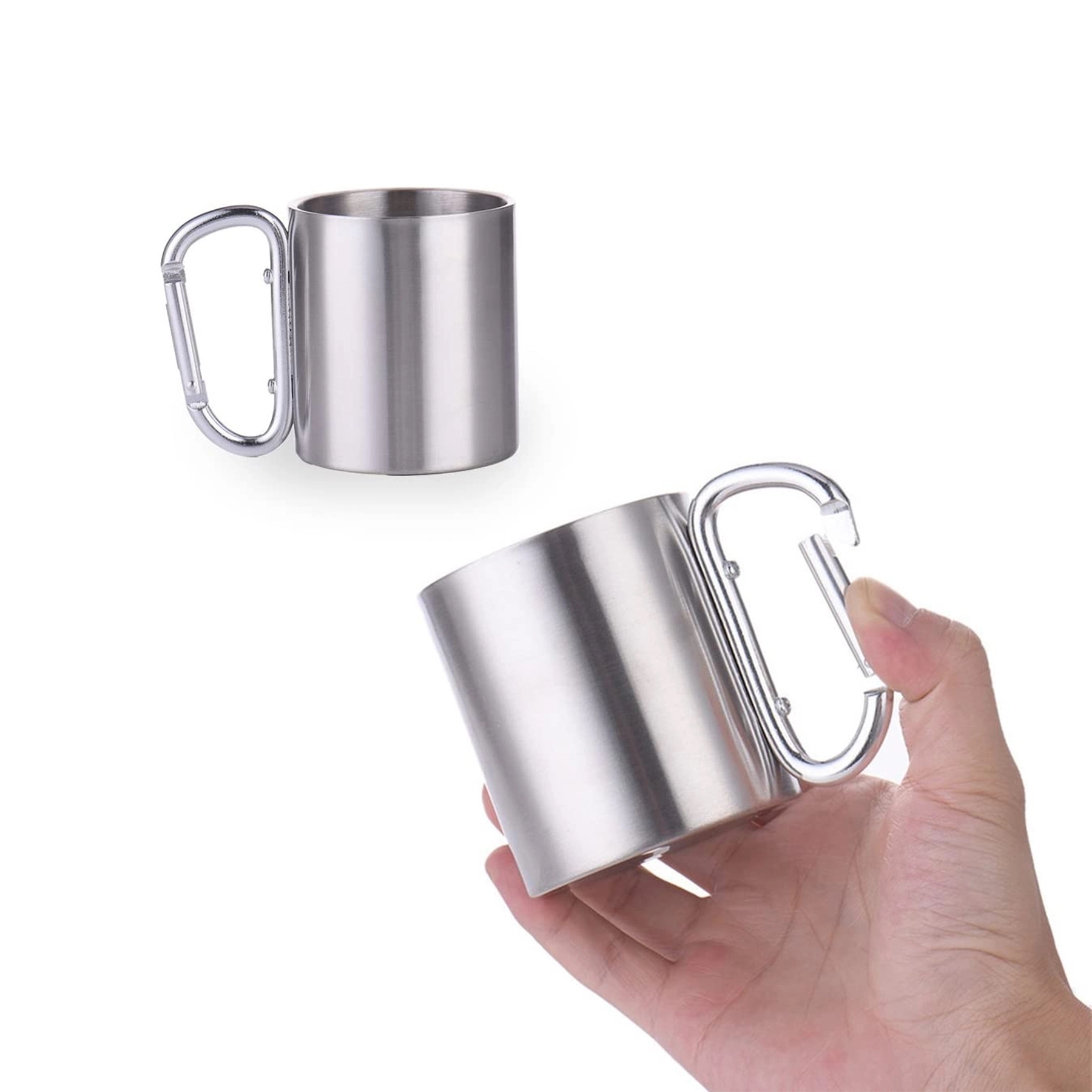 Stainless Steel Carabiner Mug 2