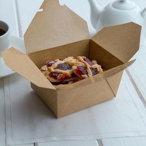 30Oz Disposable Kraft Take-Out Box 3