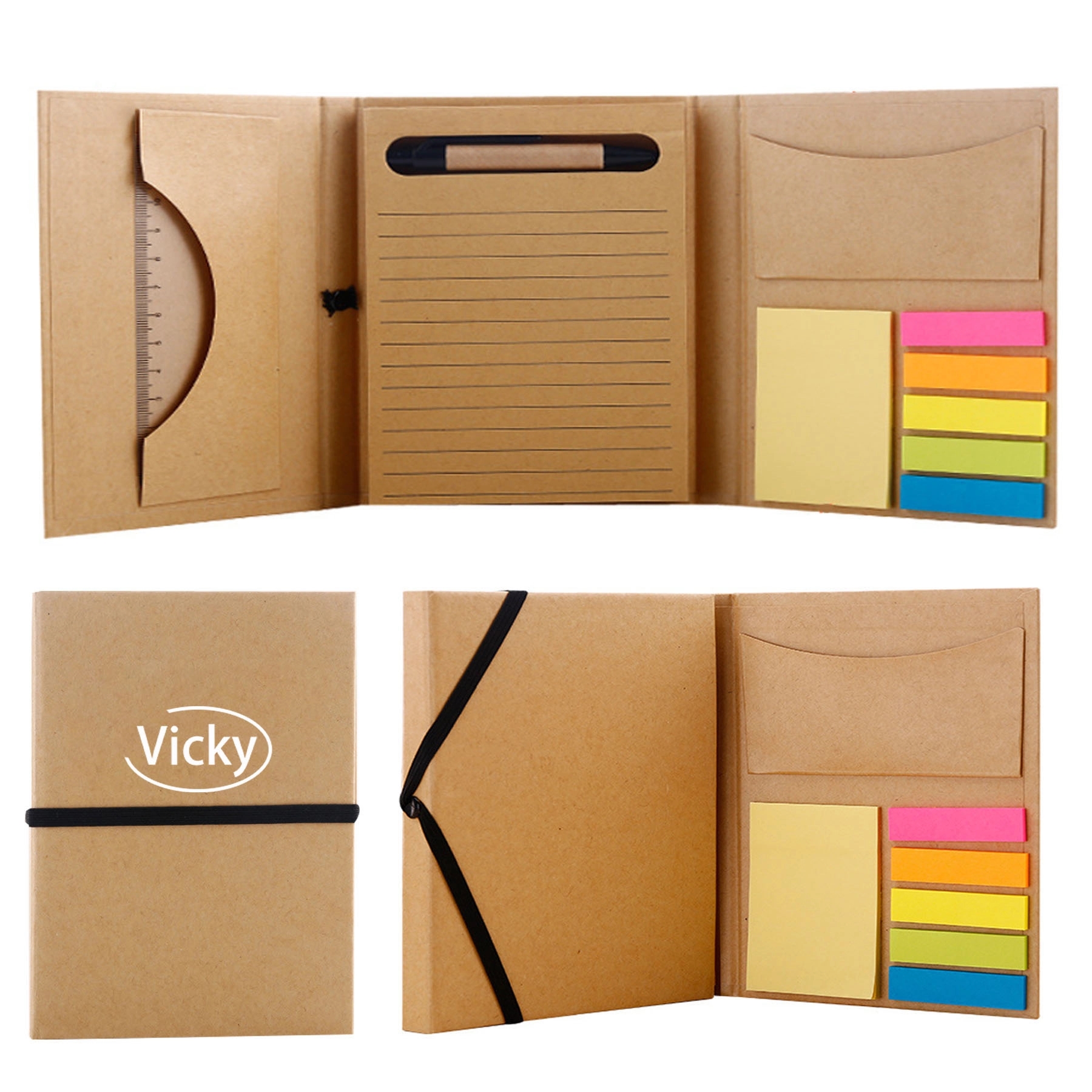 Multi-function Memo Pads With Ruler and Sticky Notes 6