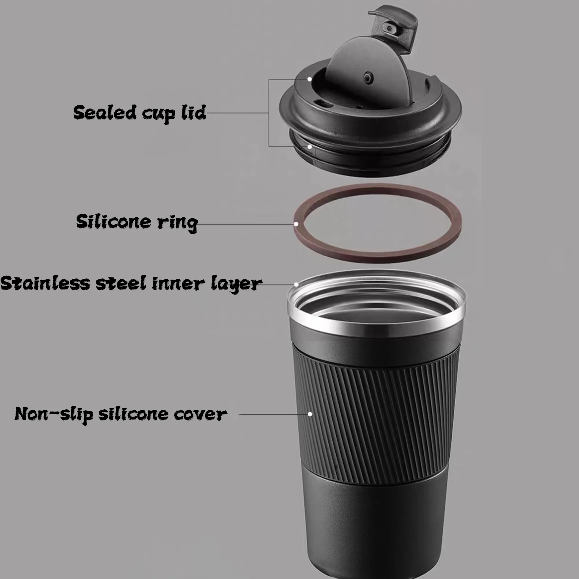 Portable Stainless Steel Business Coffee Tumbler 3
