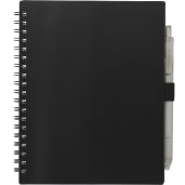 FSC® Recycled 5.5” x 7” Spiral Notebook w/ RPET Pe 70
