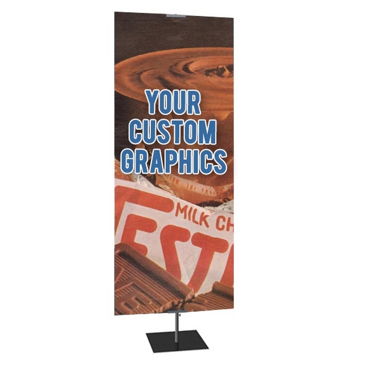 Banner Stand Large with Square Base-Single Sided 2