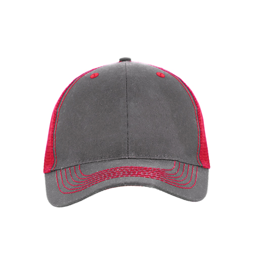 Color Accent Mesh Snapback Cap