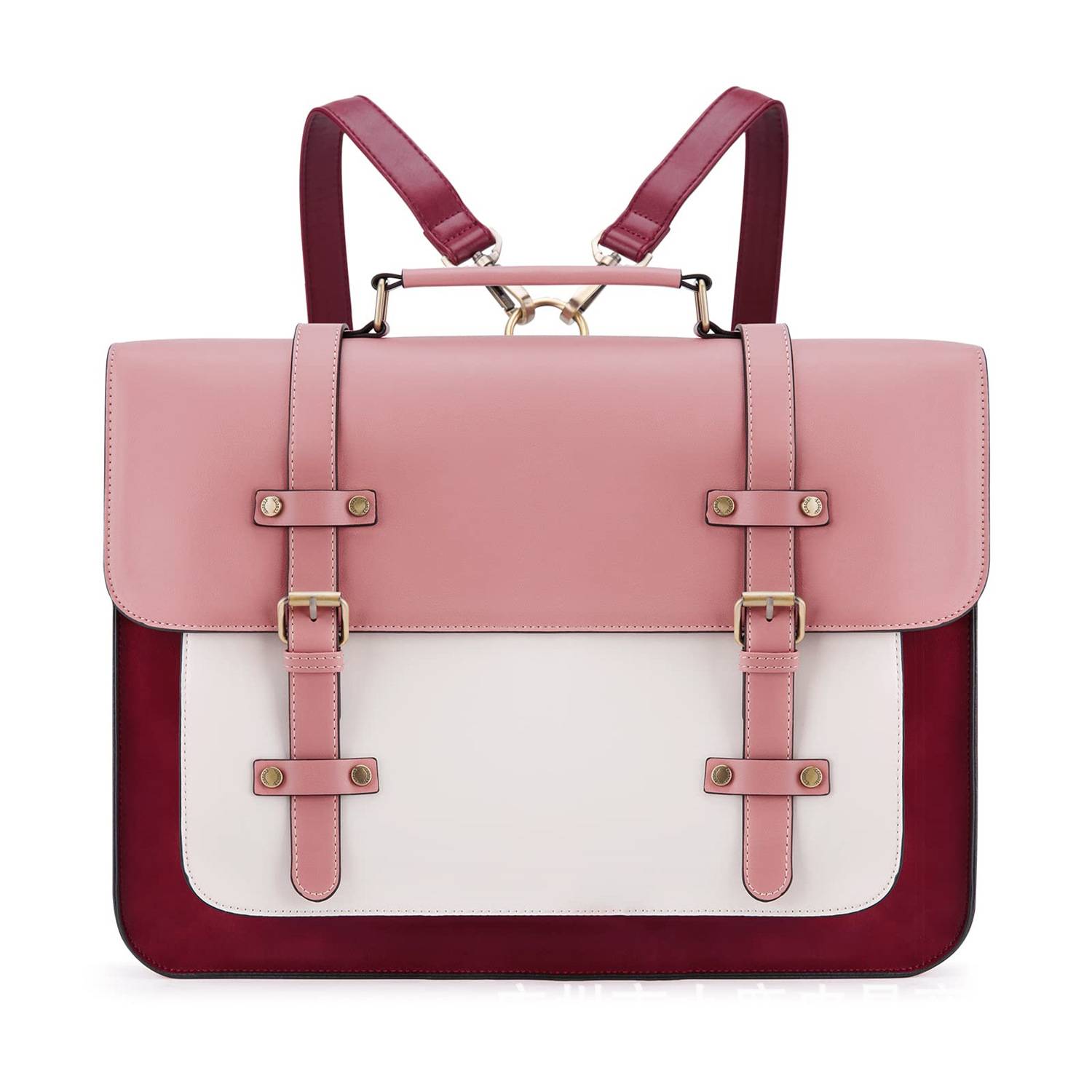 Laptop for Women 15.6 inch Briefcase Genuine Leather Bag 9